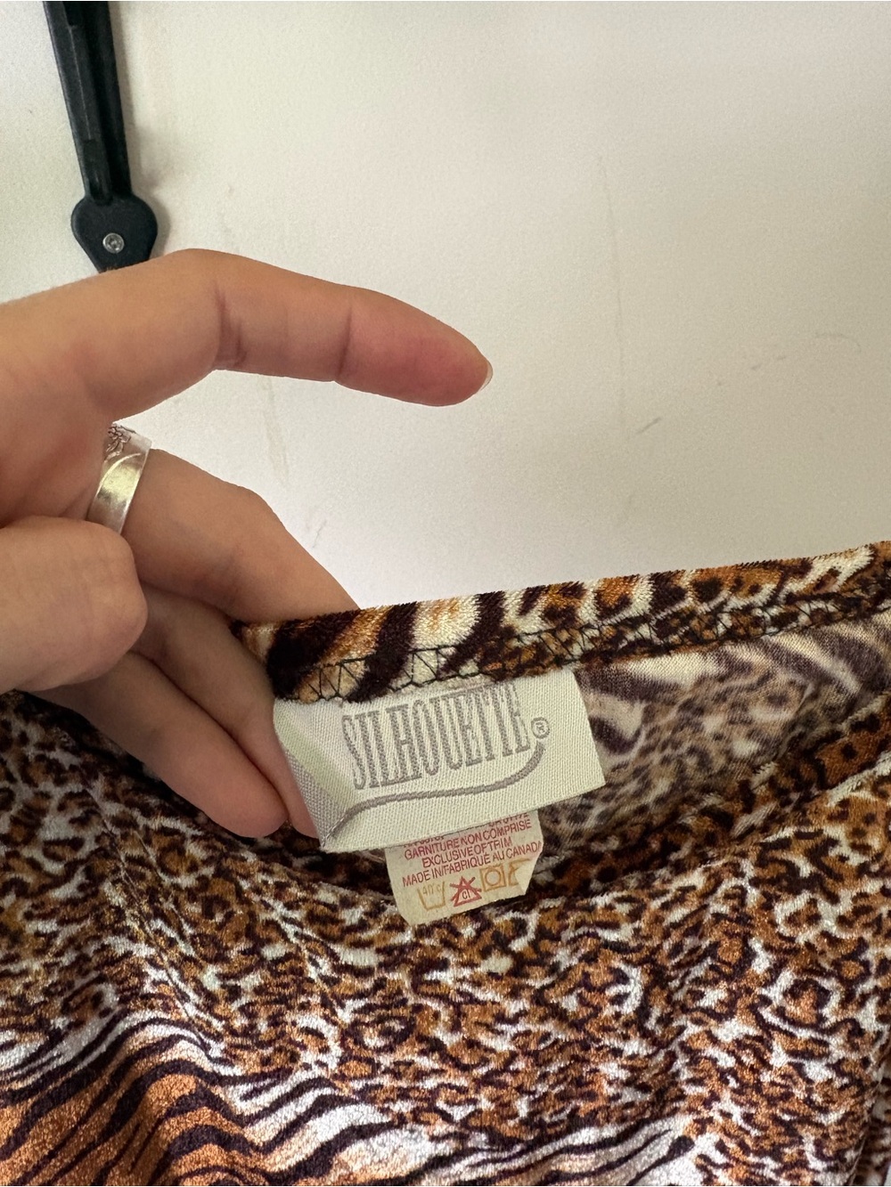 Animal Print 2 piece vintage set - Picture 2 of 4